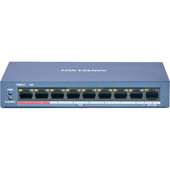 Hikvision DS-3E0109P-E/M 8 Port Poe Switch